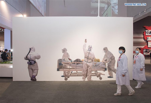 新冠展覽，新冠展位，新冠畫作展示