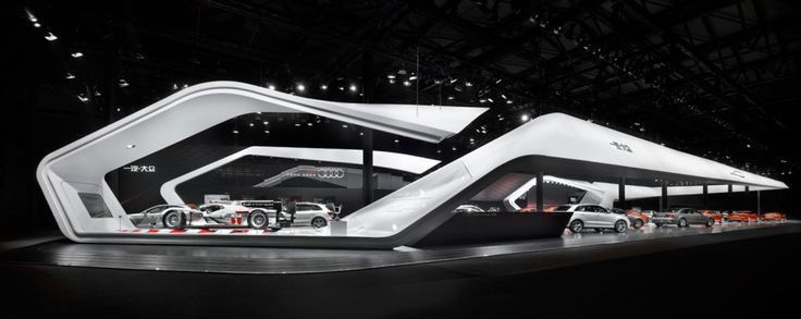 奧迪汽車展覽，車展，汽車展臺